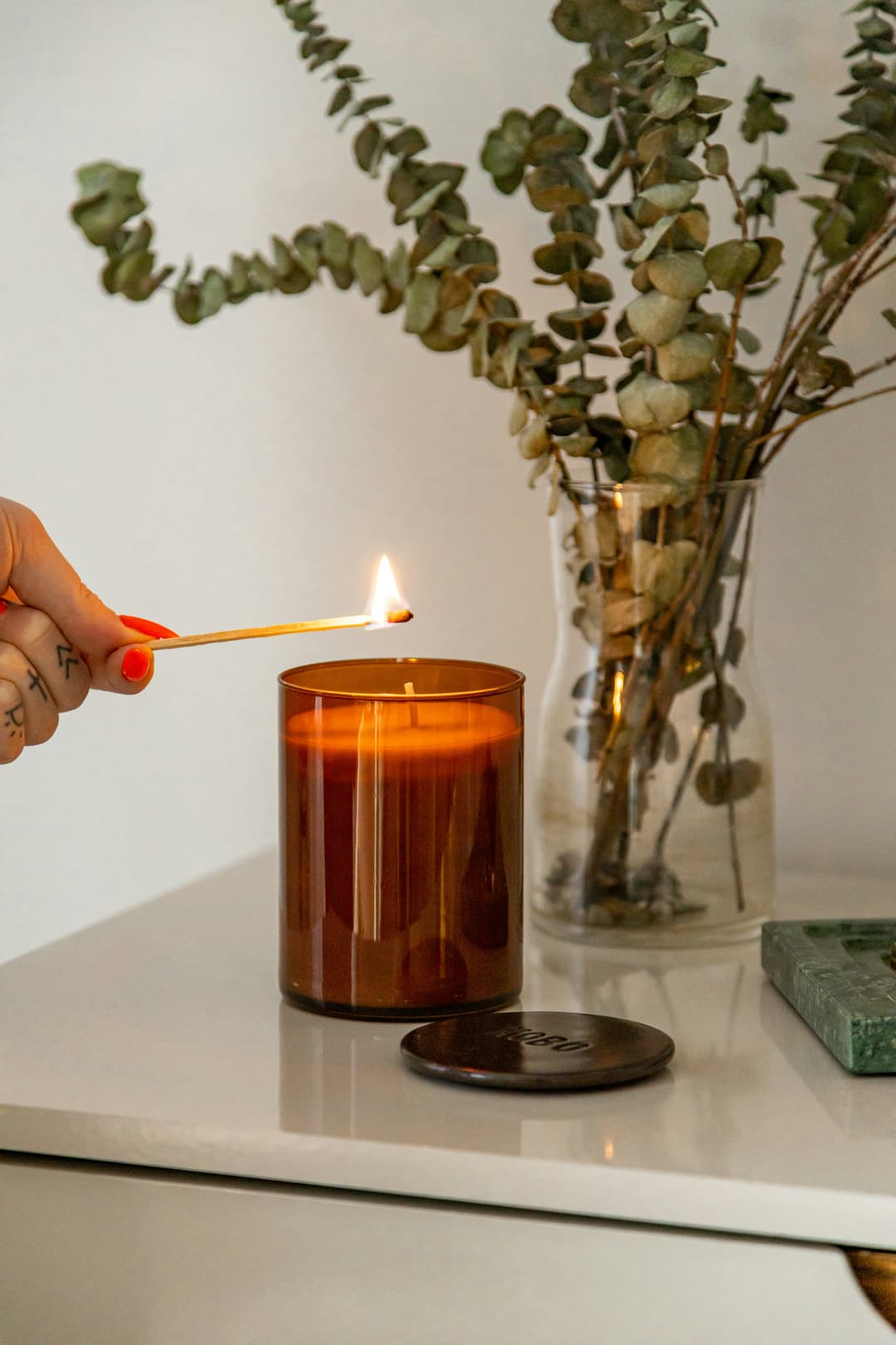 Rosemerry Candle (glass)