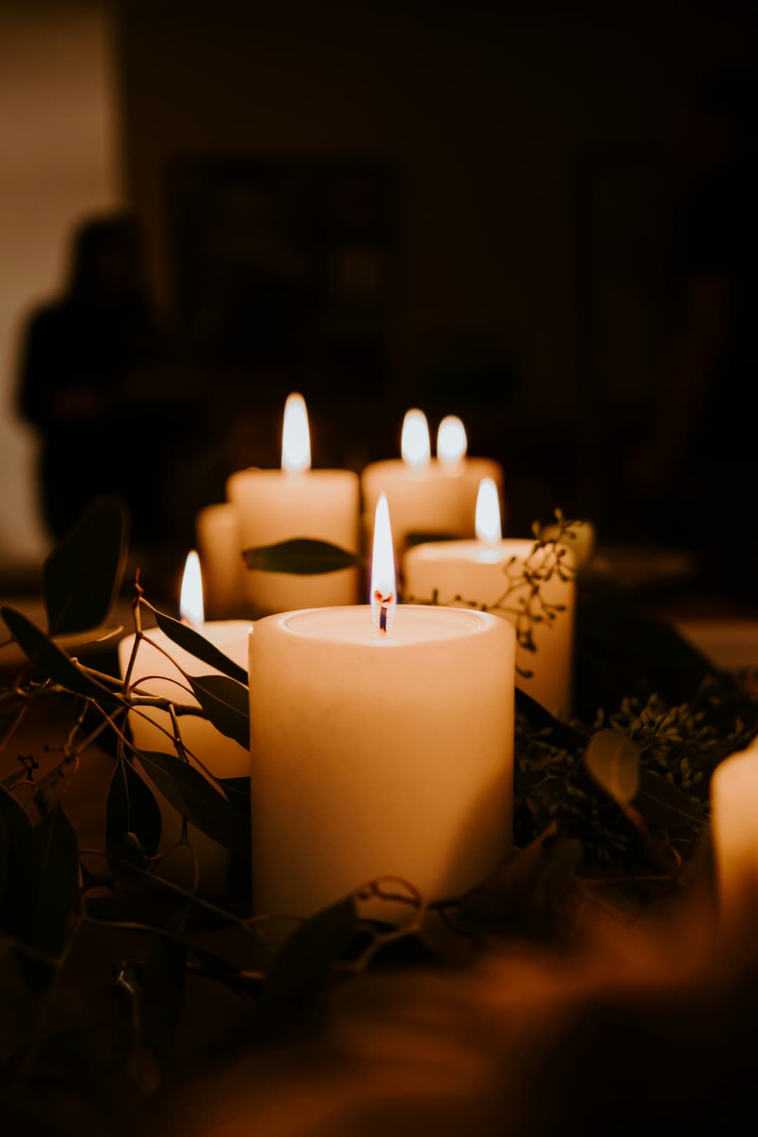 Raspberry candle