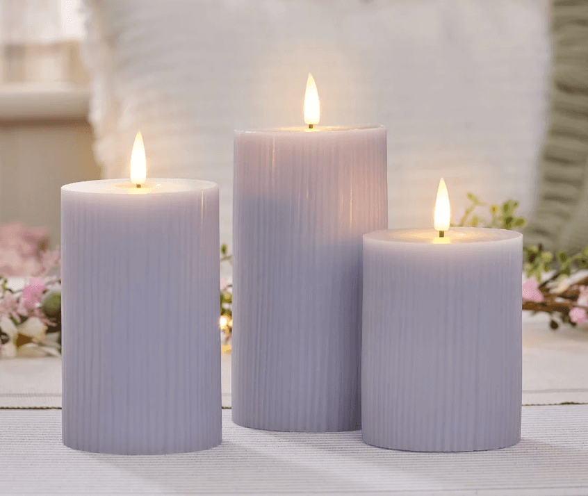 lilac candle